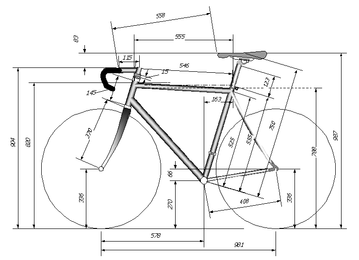 Il Telaio Della Bici Da Corsa Rialbike